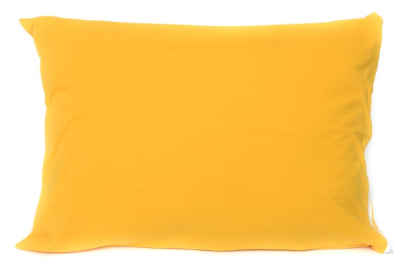 Kissenbezug für Kopfkissen Kissenhülle Baumwolle Gute Qualität 50x70 cm 2er Set Gelb