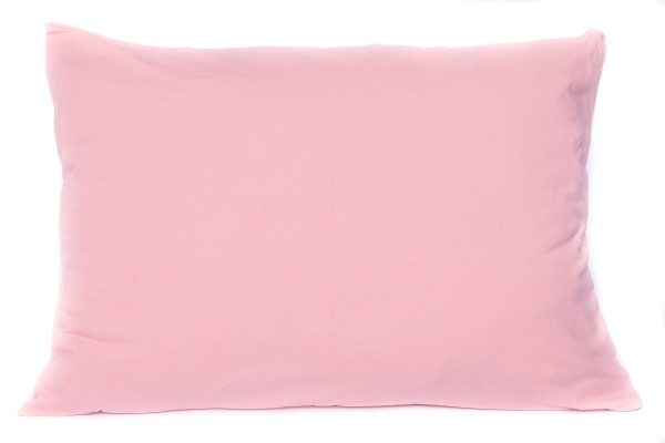 Kissenbezug für Kopfkissen Kissenhülle Baumwolle Gute Qualität 50x70 cm 2er Set rosa