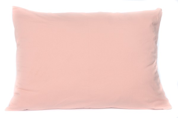 Kissenbezug für Kopfkissen Kissenhülle Baumwolle Gute Qualität 50x70 cm 2er Set Pfirsich Farbe